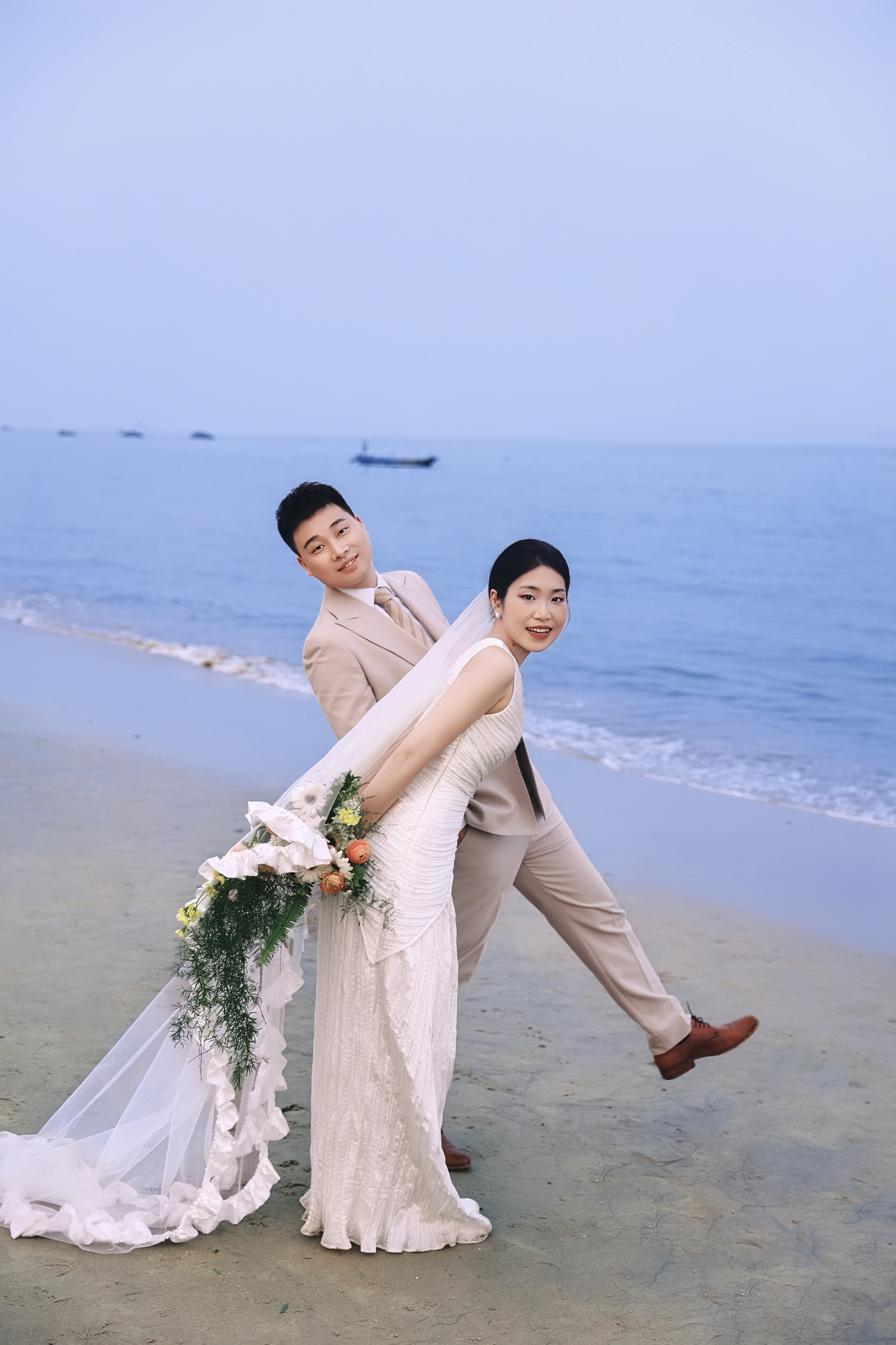 海边婚纱照1